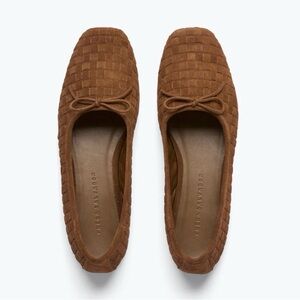 Freda Salvador - Suede Brown Woven Women's Flats